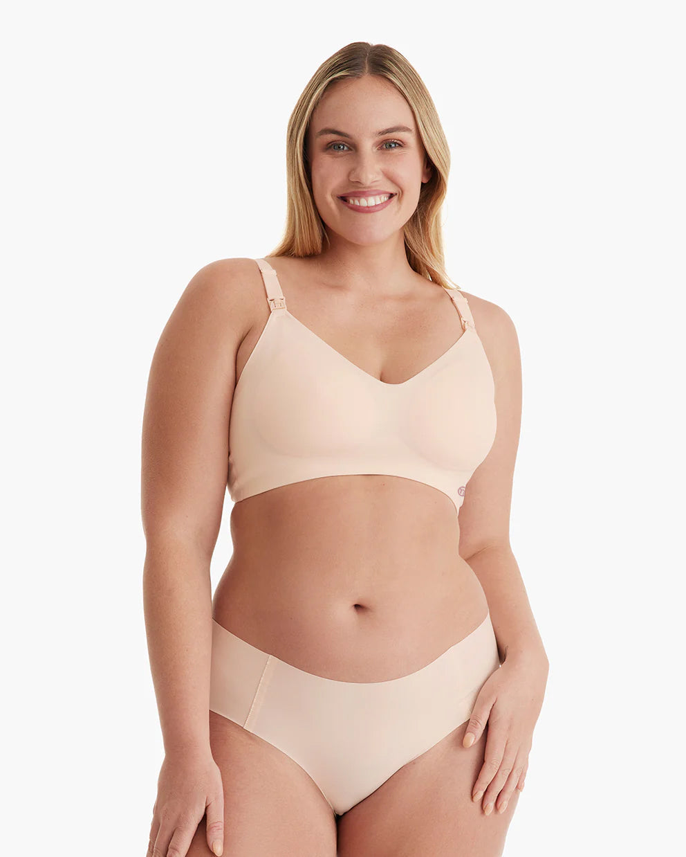 Cloudline Seamless Nursing Bra in Cream