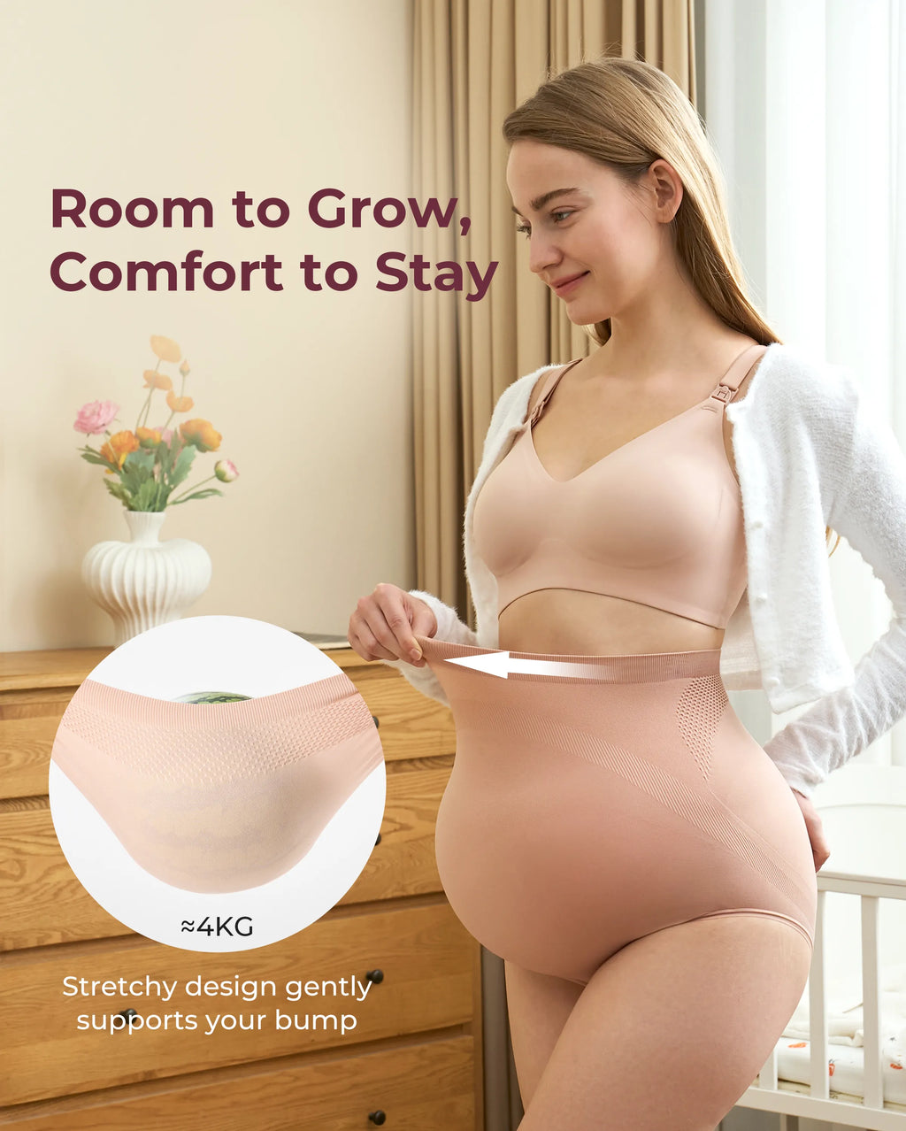 High-Waist Belly Support Panties